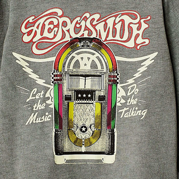 Aerosmith Music Box H&M metal rock Official T-Shirt Boys 4-6 8-10 NWT - Picture 3 of 4